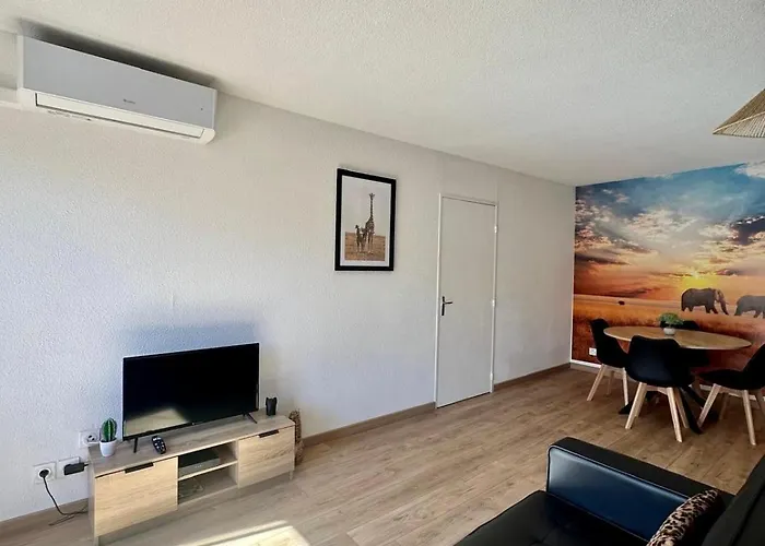 Appartement La Savane Avec Parking Privatif Et Climatisation Perpignan